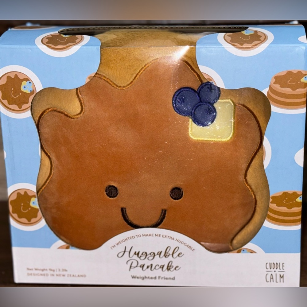 Huggable Pancake Weighted Friend, Super Soft